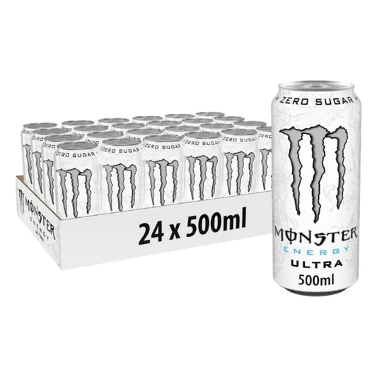 Monster White Ultra Zero Sugar (3x8pk) 24 x 500ml (non price marked)