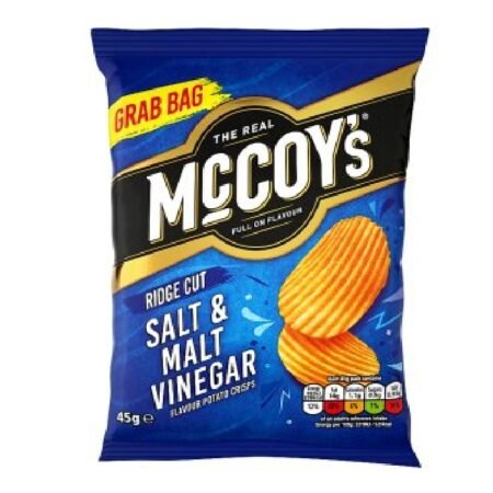 McCoys Salt & Vinegar 36x45g