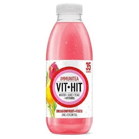 VIT HIT Immunitea Dragonfruit & Yuzu 12x500ml